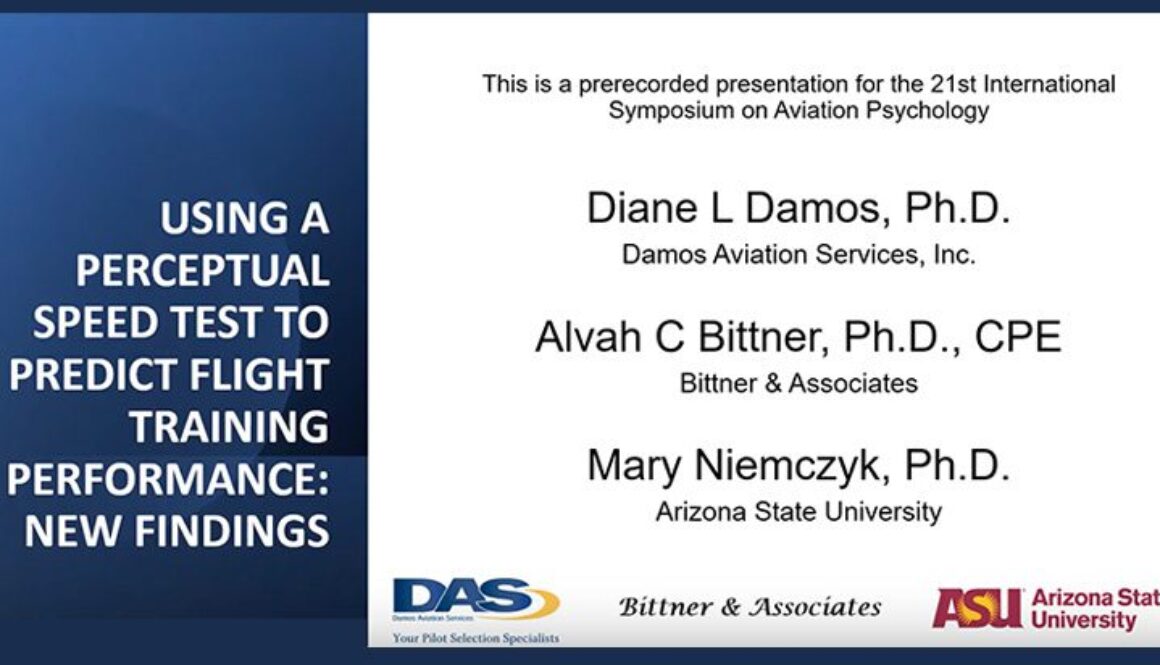Int'l Symposium of Aviation Psychology 2021 Diane Damos